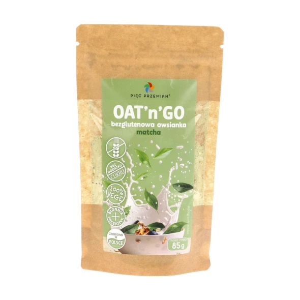 Bezglutenowa owsianka matcha 85g