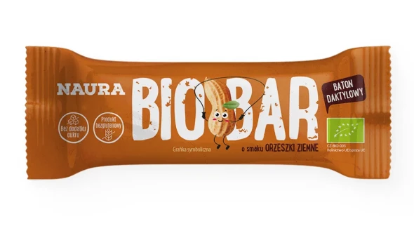 baton bezglutenowy orzeszki ziemne 35g
