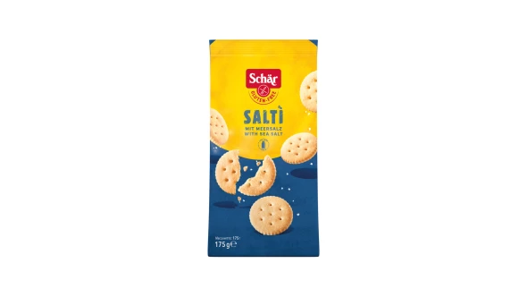 Krakersy Salti bezglutenowe 175 g.