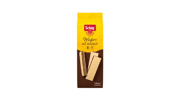 Wafelki kakaowe bezglutenowe 130 g.