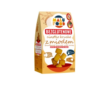 Ciastka kruche z miodem bezglutenowe 100g