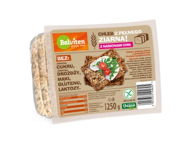 Chleb pełne ziarno z chia 250g
